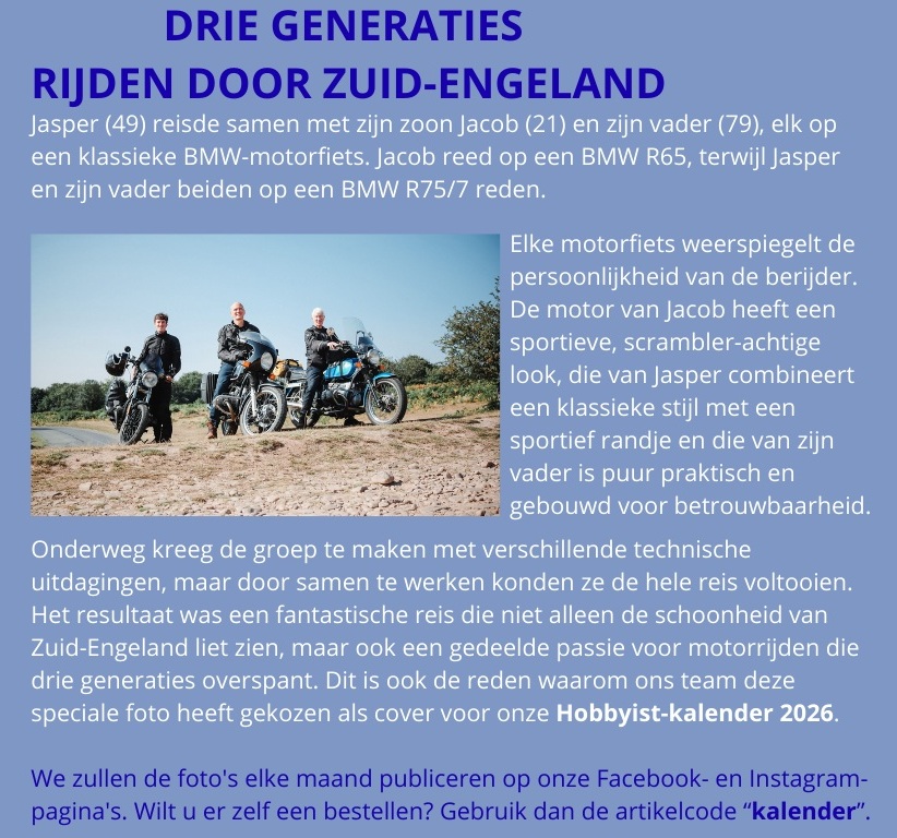 webshop kalender artikel info